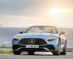 2023 Mercedes-AMG SL 43 (Color: Hyperblue Metallic) Front Wallpapers 150x120