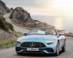 2023 Mercedes-AMG SL 43 (Color: Hyperblue Metallic) Front Wallpapers 150x120