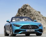 2023 Mercedes-AMG SL 43 (Color: Hyperblue Metallic) Front Wallpapers 150x120