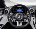 2023 Mercedes-AMG SL 43 (Color: Hyperblue Metallic) Interior Steering Wheel Wallpapers 150x120