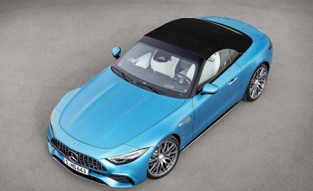 2023 Mercedes-AMG SL 43 (Color: Hyperblue Metallic) Top Wallpapers 450x275 (28)