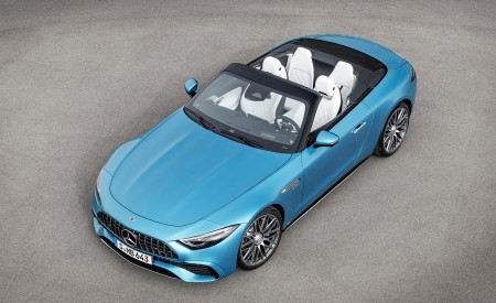 2023 Mercedes-AMG SL 43 (Color: Hyperblue Metallic) Top Wallpapers 450x275 (29)