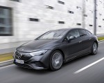 2023 Mercedes-Benz EQE 500 4MATIC (Color: Graphite Gray Magno) Front Three-Quarter Wallpapers 150x120