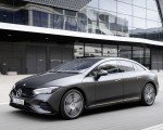 2023 Mercedes-Benz EQE 500 4MATIC (Color: Graphite Gray Magno) Front Three-Quarter Wallpapers 150x120