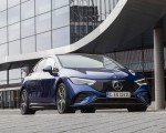 2023 Mercedes-Benz EQE 500 AMG Line 4MATIC (Color: Spectral Blue) Front Three-Quarter Wallpapers 150x120