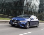 2023 Mercedes-Benz EQE 500 AMG Line 4MATIC (Color: Spectral Blue) Front Three-Quarter Wallpapers 150x120