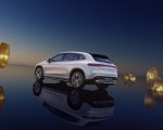 2023 Mercedes-Benz EQS SUV 450+ AMG Line (Color: Diamond White) Rear Three-Quarter Wallpapers 150x120