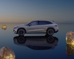 2023 Mercedes-Benz EQS SUV 450+ AMG Line (Color: Diamond White) Side Wallpapers 150x120