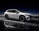 2023 Mercedes-Benz EQS SUV AMG Line (Color: Diamond White) Front Three-Quarter Wallpapers 150x120