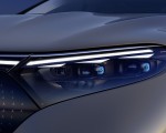 2023 Mercedes-Benz EQS SUV AMG Line (Color: Diamond White) Headlight Wallpapers 150x120