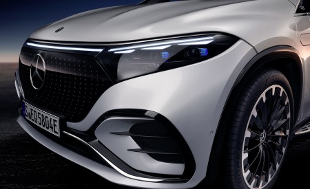2023 Mercedes-Benz EQS SUV AMG Line (Color: Diamond White) Headlight Wallpapers 450x275 (76)