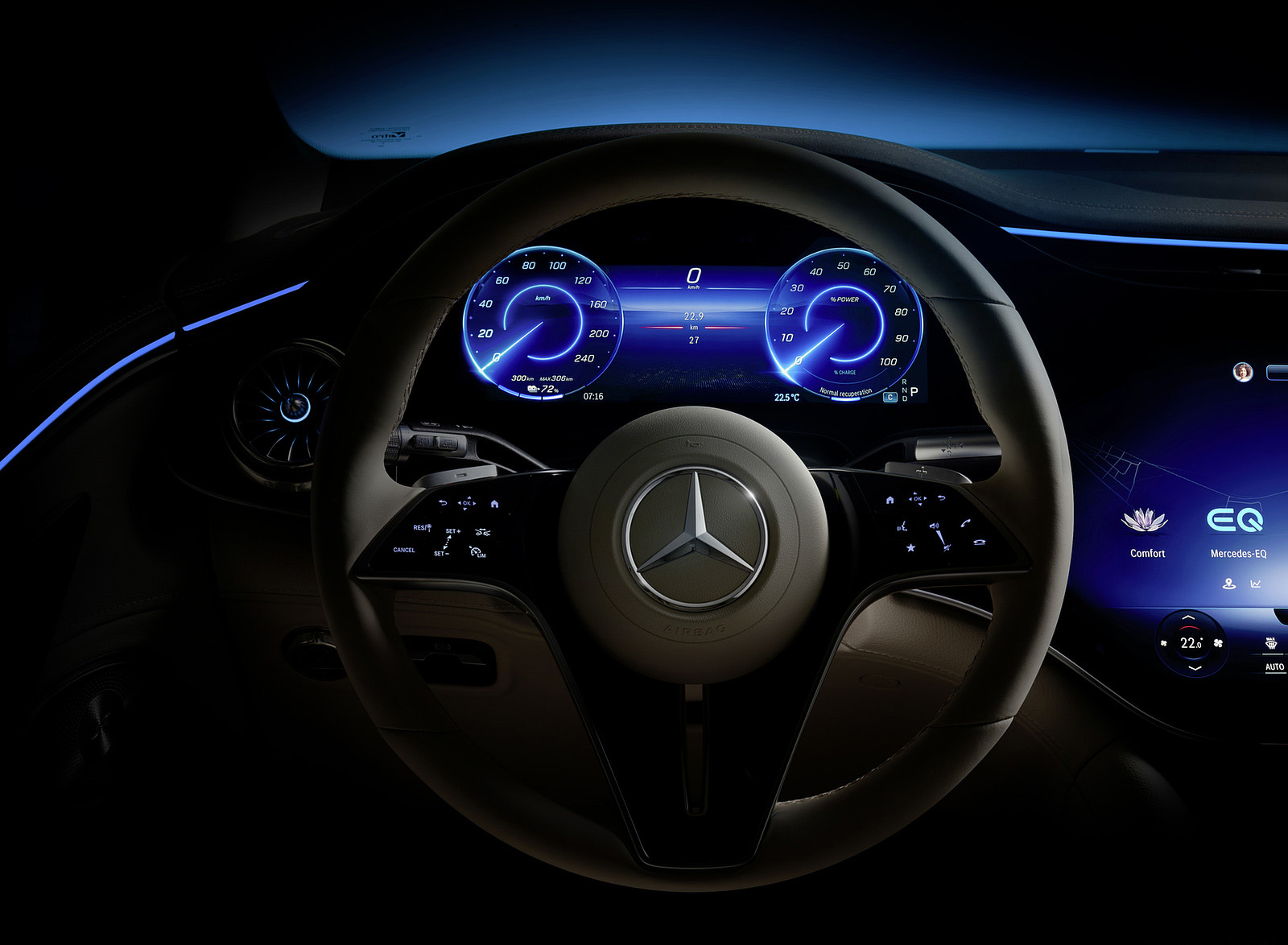 2023 Mercedes-Benz EQS SUV Ambient Lighting Wallpapers #91 of 212