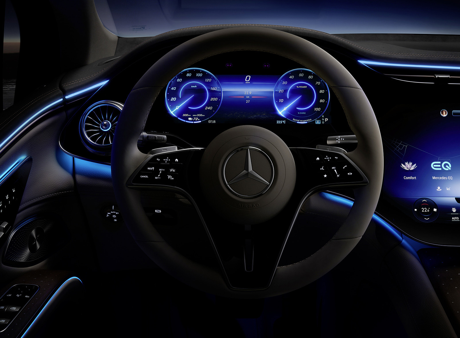 2023 Mercedes-Benz EQS SUV Ambient Lighting Wallpapers #90 of 212