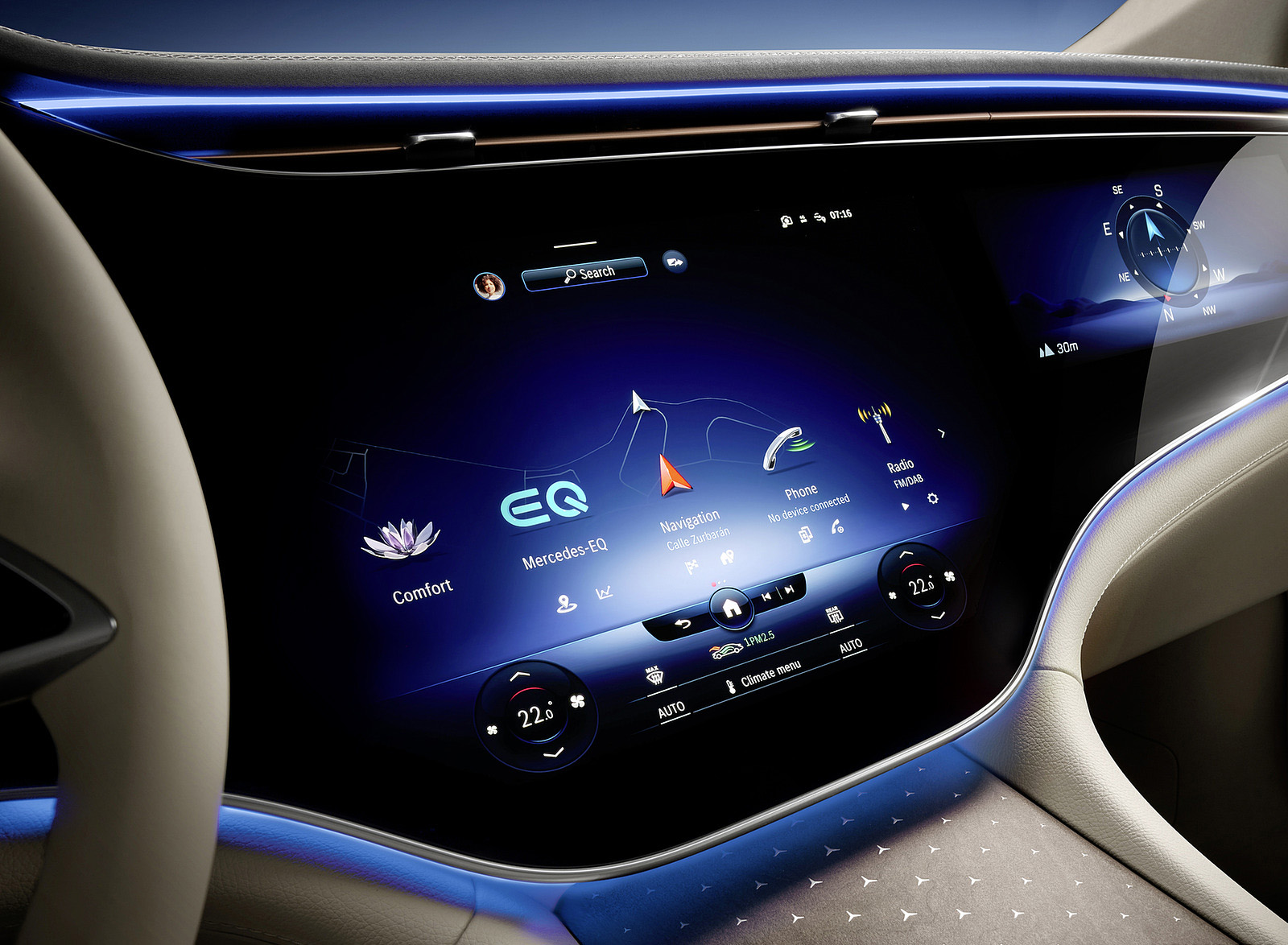 2023 Mercedes-Benz EQS SUV Central Console Wallpapers #89 of 212