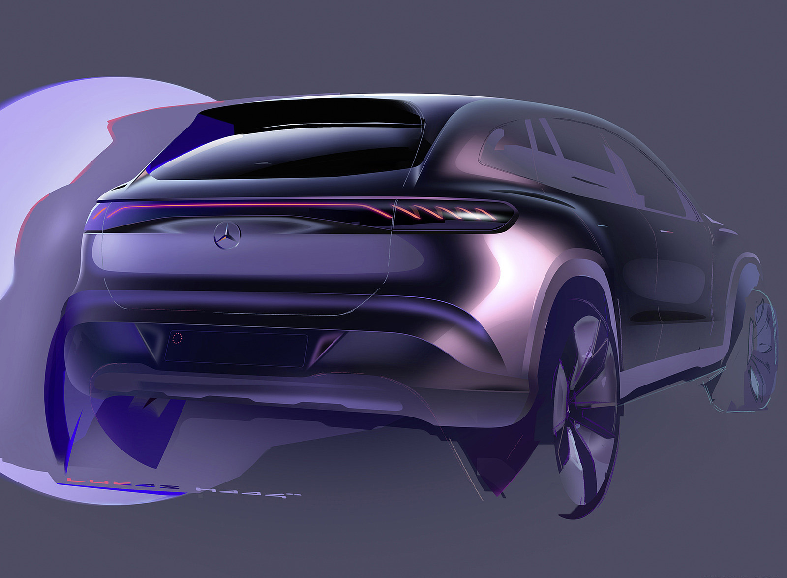 2023 Mercedes-Benz EQS SUV Design Sketch Wallpapers #103 of 212