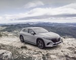 2023 Mercedes-Benz EQS SUV Electric Art Line (Color: Alpine Grey) Front Three-Quarter Wallpapers 150x120 (41)