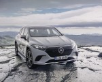 2023 Mercedes-Benz EQS SUV Electric Art Line (Color: Alpine Grey) Front Three-Quarter Wallpapers 150x120 (42)
