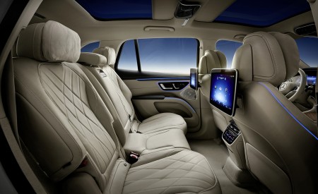 2023 Mercedes-Benz EQS SUV Interior Rear Seats Wallpapers 450x275 (99)