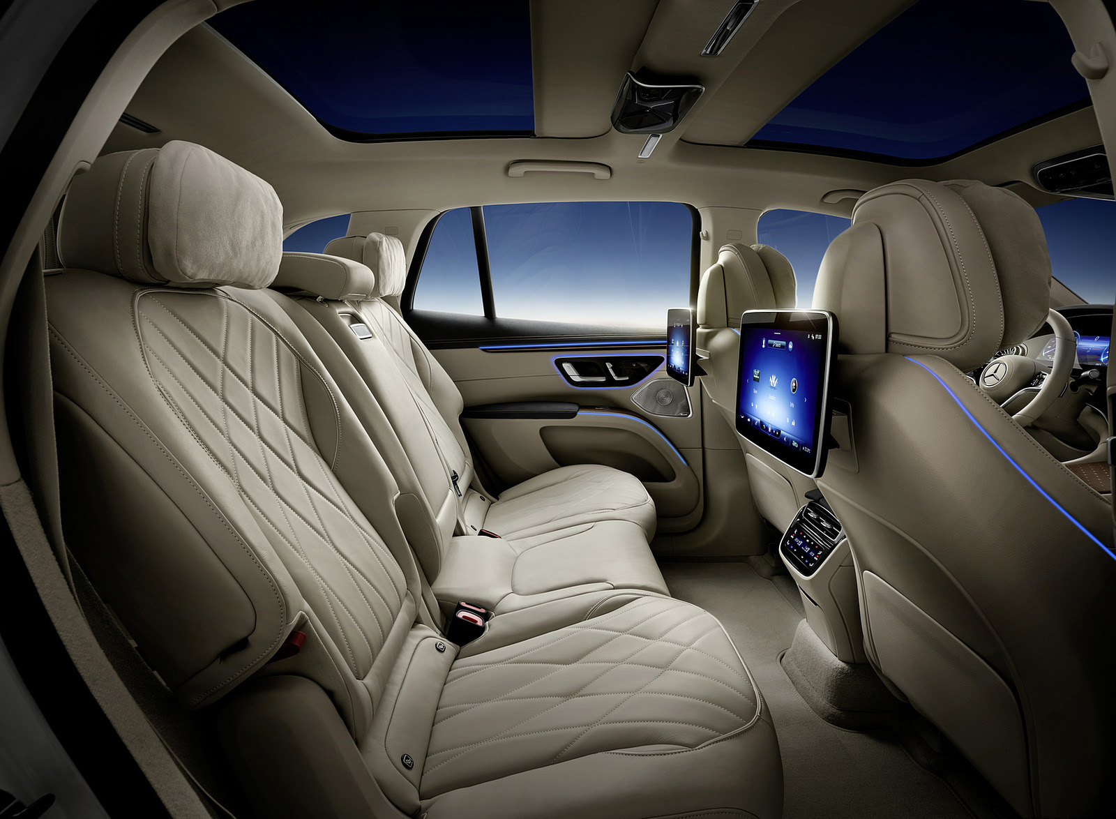 2023 Mercedes-Benz EQS SUV Interior Rear Seats Wallpapers #99 of 212