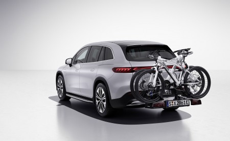 2023 Mercedes-Benz EQS SUV With towbar and bicycle carrier Wallpapers 450x275 (201)