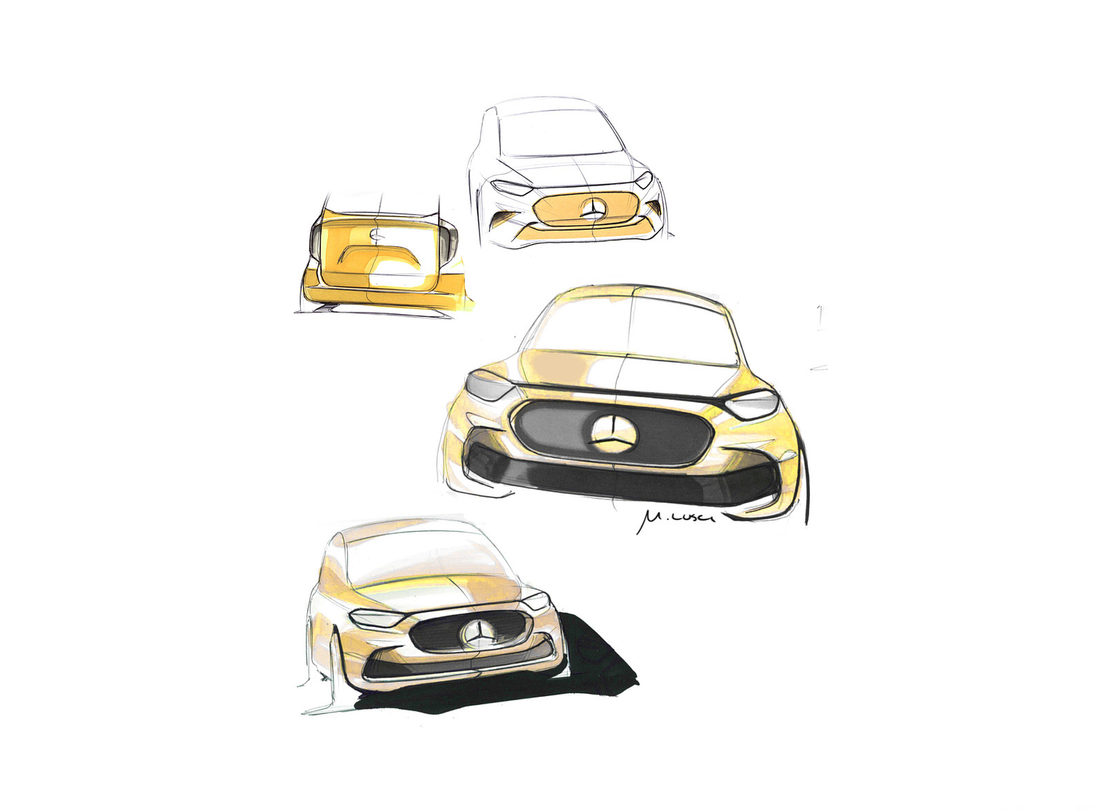 2023 Mercedes-Benz T-Class Design Sketch Wallpapers #73 of 73