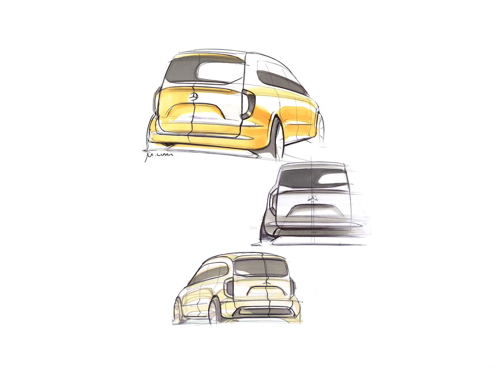 2023 Mercedes-Benz T-Class Design Sketch Wallpapers #72 of 73