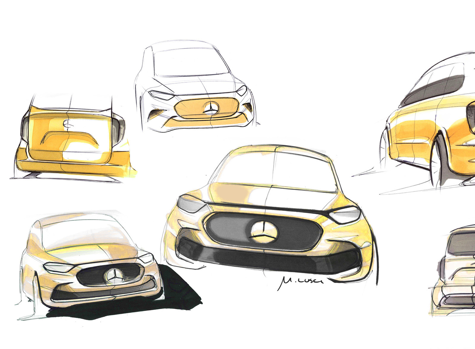 2023 Mercedes-Benz T-Class Design Sketch Wallpapers #70 of 73