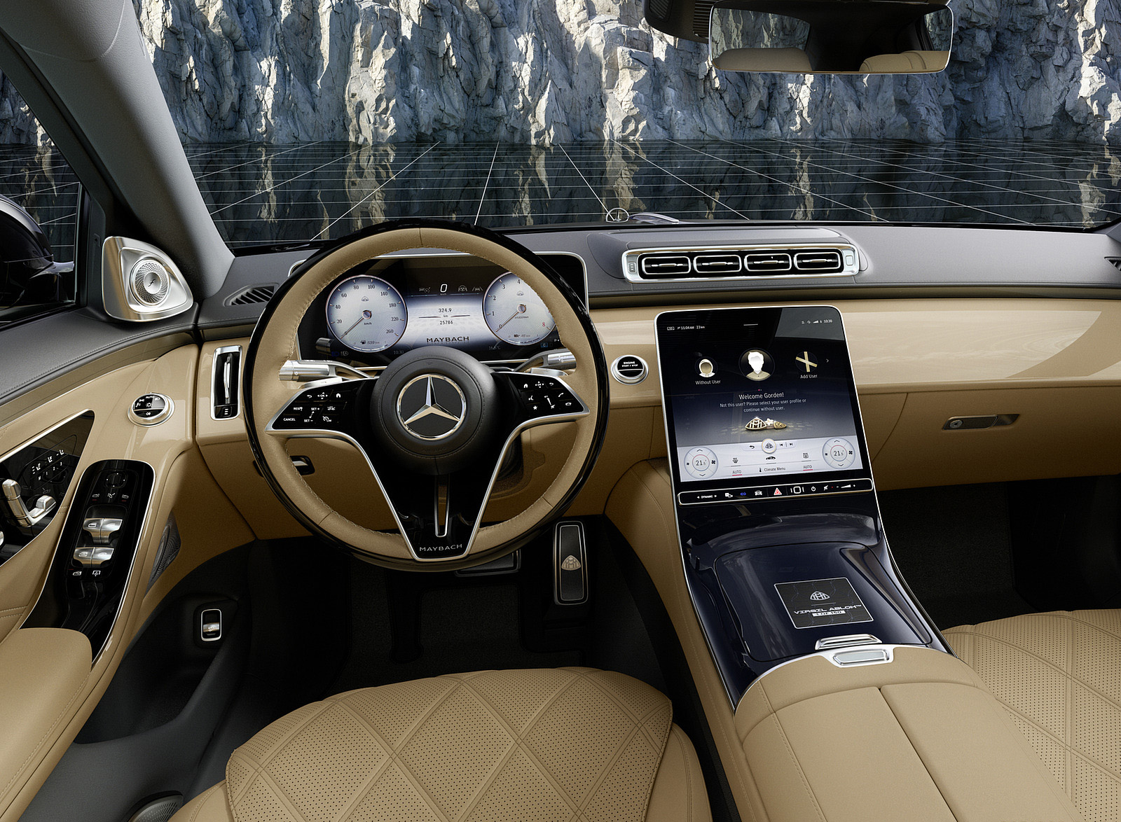 2023 Mercedes-Maybach S 680 by Virgil Abloh Interior Cockpit Wallpapers #4 of 5