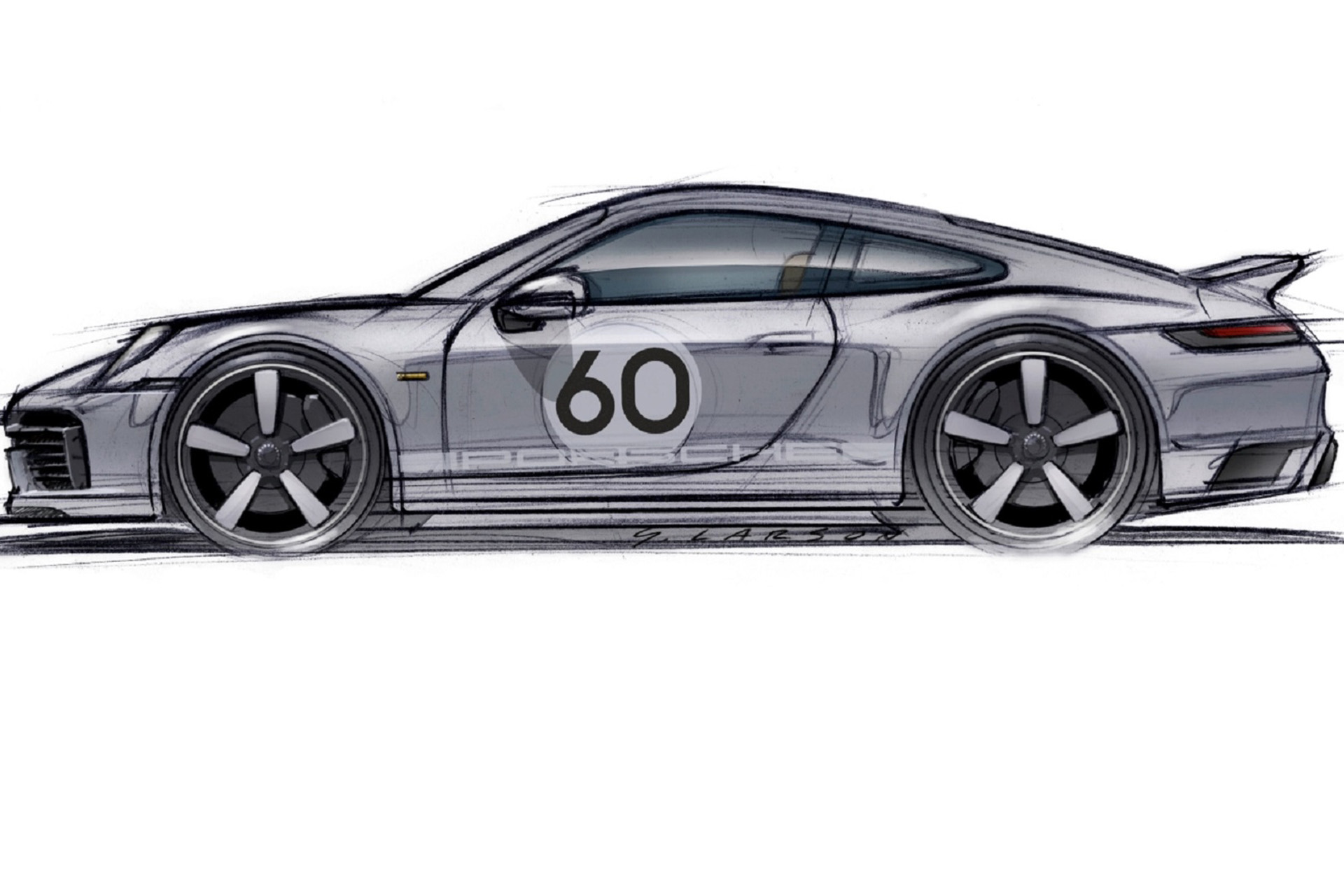 2023 Porsche 911 Sport Classic Design Sketch Wallpapers #84 of 85