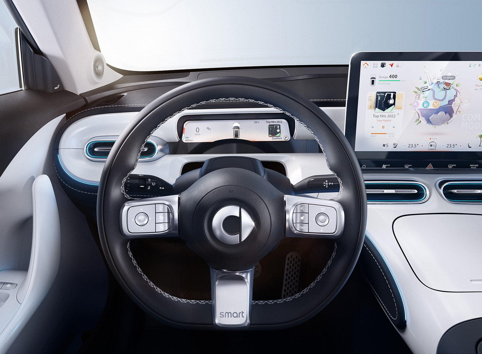 2023 Smart #1 Premium Interior Steering Wheel Wallpapers #37 of 44