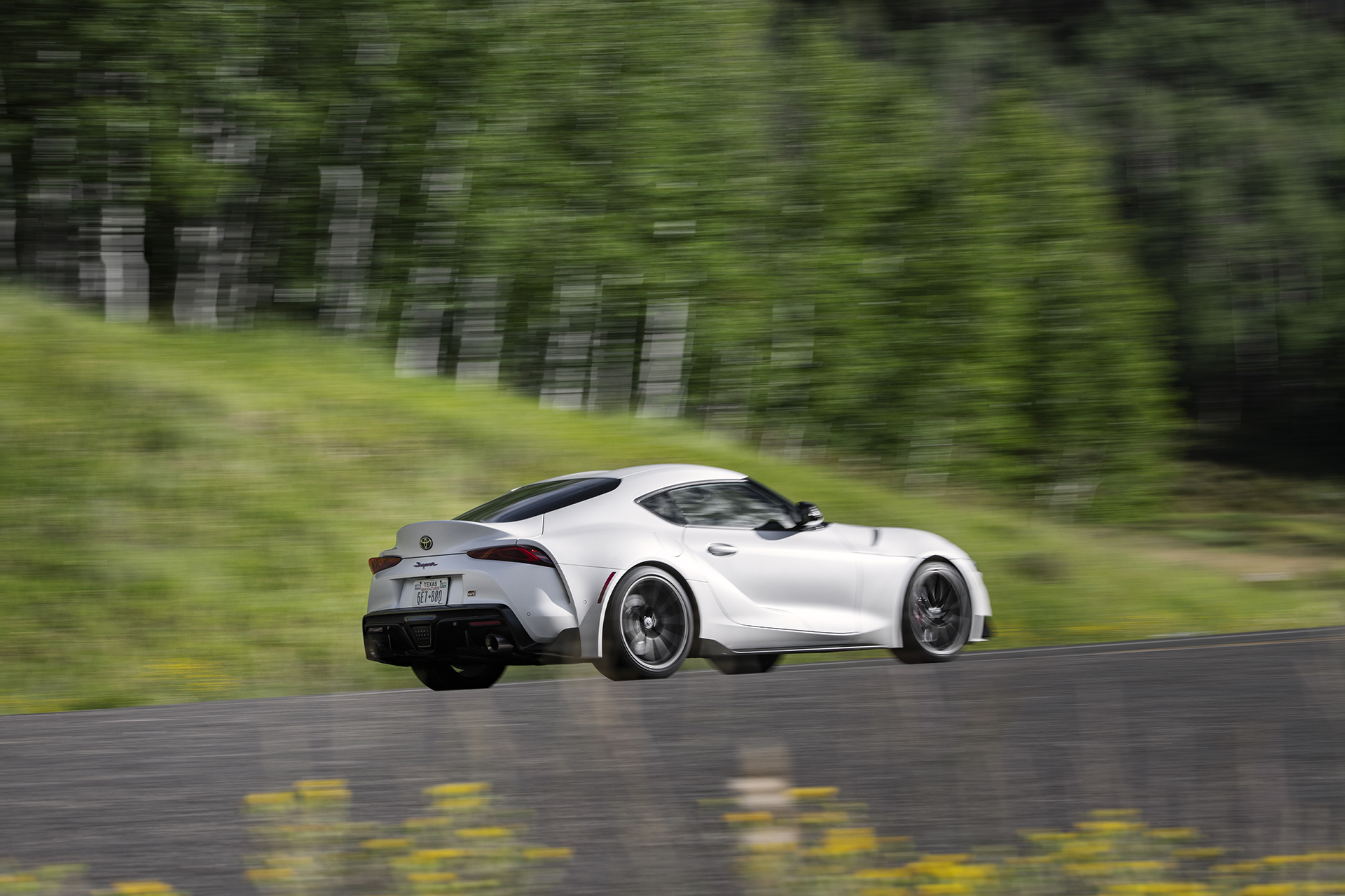 2023 Toyota GR Supra A91-MT Edition (Color: Burnout) Rear Three-Quarter Wallpapers #61 of 153