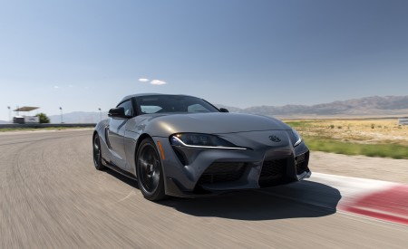 2023 Toyota GR Supra A91-MT Edition (Color: CU Later Grey) Front Three-Quarter Wallpapers 450x275 (123)