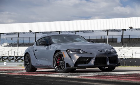 2023 Toyota GR Supra A91-MT Edition (Color: CU Later Grey) Front Three-Quarter Wallpapers 450x275 (113)