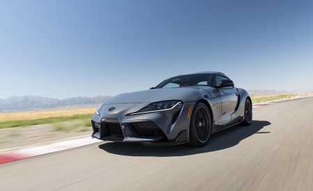 2023 Toyota GR Supra A91-MT Edition (Color: CU Later Grey) Front Three-Quarter Wallpapers 450x275 (124)