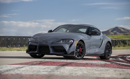 2023 Toyota GR Supra A91-MT Edition (Color: CU Later Grey) Front Three-Quarter Wallpapers 450x275 (114)