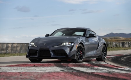 2023 Toyota GR Supra A91-MT Edition (Color: CU Later Grey) Front Three-Quarter Wallpapers 450x275 (115)