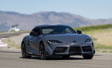 2023 Toyota GR Supra A91-MT Edition (Color: CU Later Grey) Front Three-Quarter Wallpapers 450x275 (134)