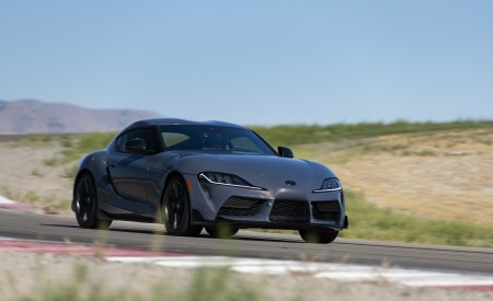 2023 Toyota GR Supra A91-MT Edition (Color: CU Later Grey) Front Three-Quarter Wallpapers 450x275 (129)