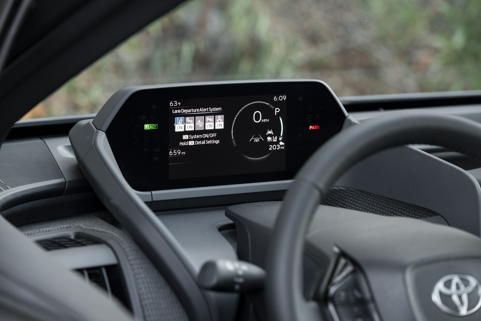 2023 Toyota bZ4X Limited AWD (Color: Heavy Metal) Digital Instrument Cluster Wallpapers #193 of 226