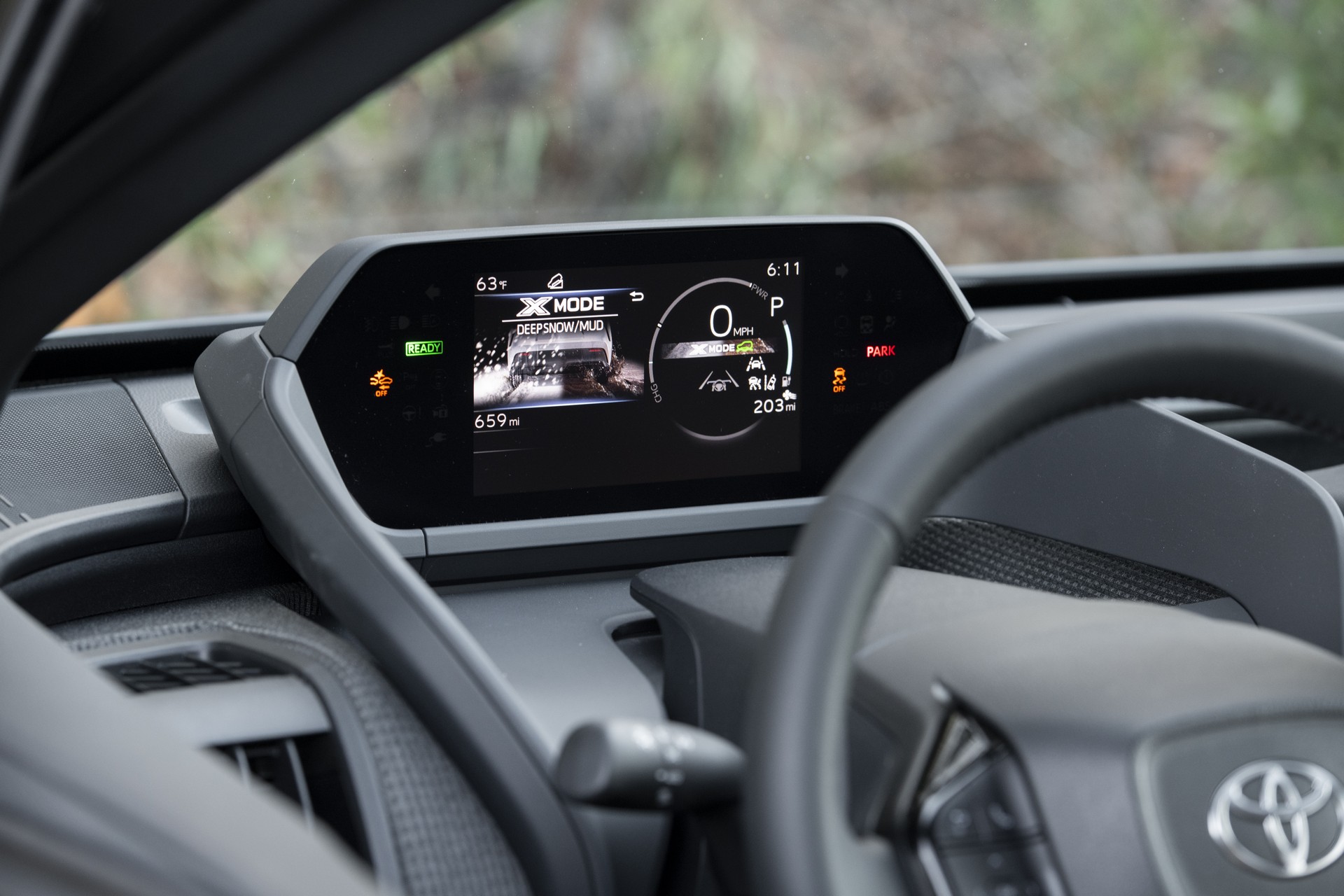 2023 Toyota bZ4X Limited AWD (Color: Heavy Metal) Digital Instrument Cluster Wallpapers #196 of 226