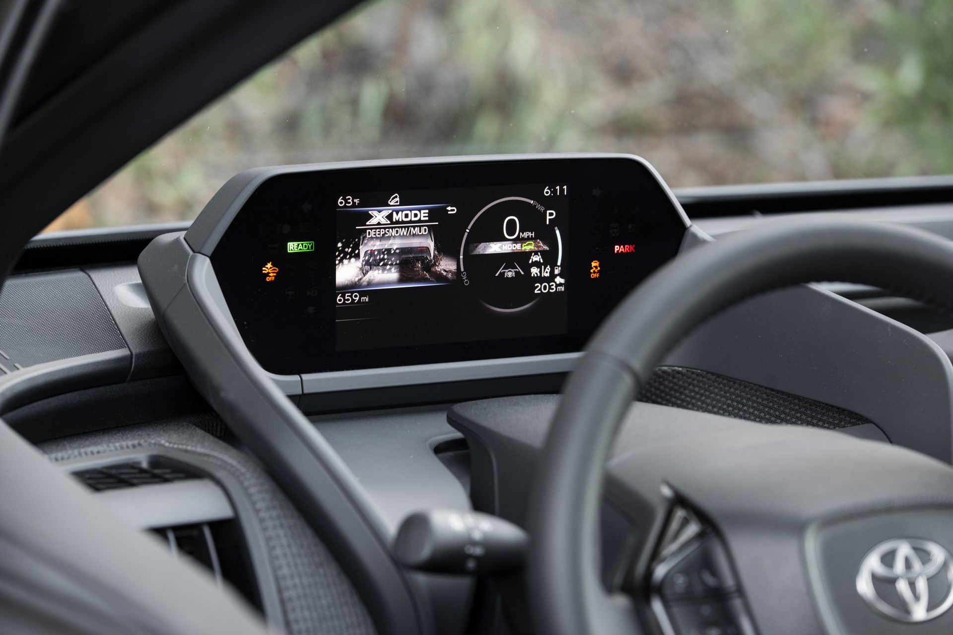 2023 Toyota bZ4X Limited AWD (Color: Heavy Metal) Digital Instrument Cluster Wallpapers #198 of 226