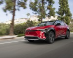 2023 Toyota bZ4X Limited AWD (Color: Supersonic Red) Front Three-Quarter Wallpapers 150x120