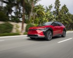 2023 Toyota bZ4X Limited AWD (Color: Supersonic Red) Front Three-Quarter Wallpapers 150x120