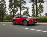 2023 Toyota bZ4X Limited AWD (Color: Supersonic Red) Front Three-Quarter Wallpapers 150x120