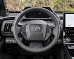 2023 Toyota bZ4X Limited AWD (Color: Heavy Metal) Interior Steering Wheel Wallpapers 150x120