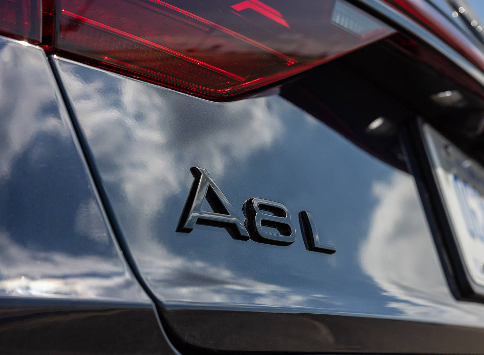2022 Audi A8 (Color: Firmament Blue; US-Spec) Badge Wallpapers #43 of 75