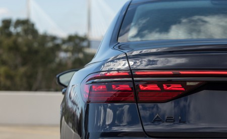 2022 Audi A8 (Color: Firmament Blue; US-Spec) Tail Light Wallpapers 450x275 (45)