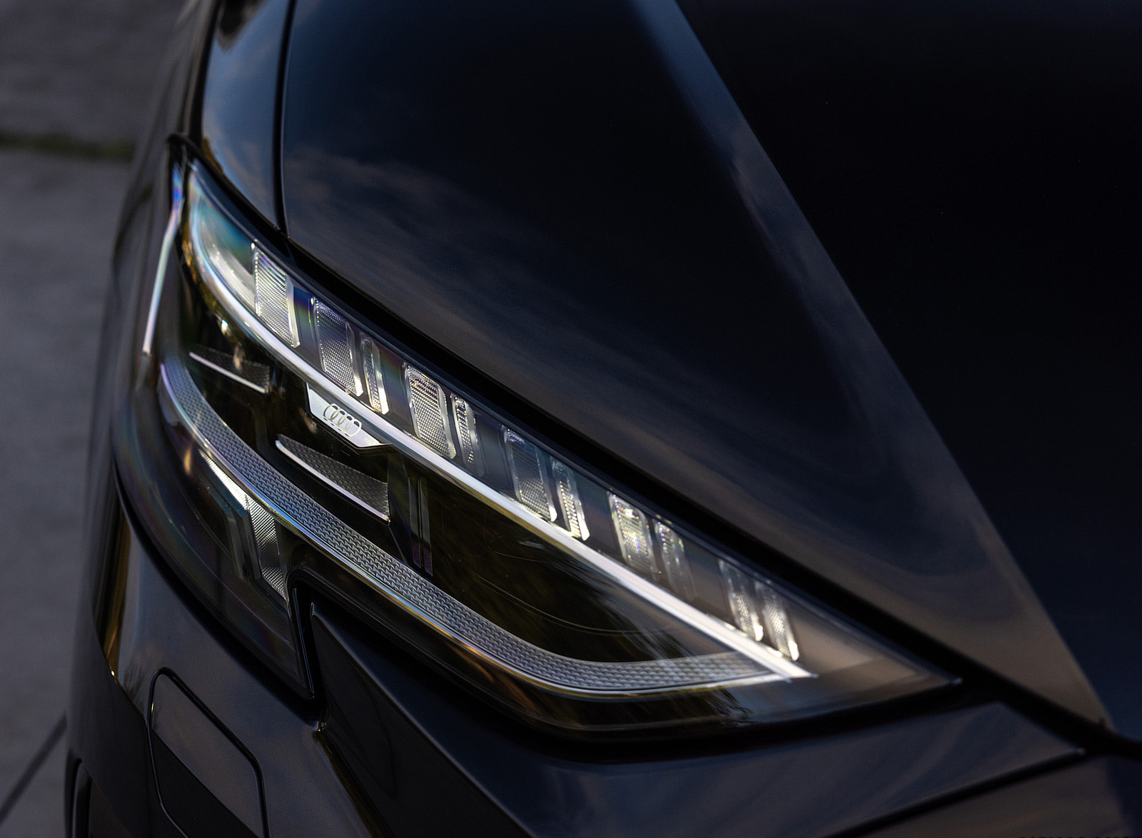 2022 Audi S8 (Color: Vesuvius Gray; US-Spec) Headlight Wallpapers #45 of 78