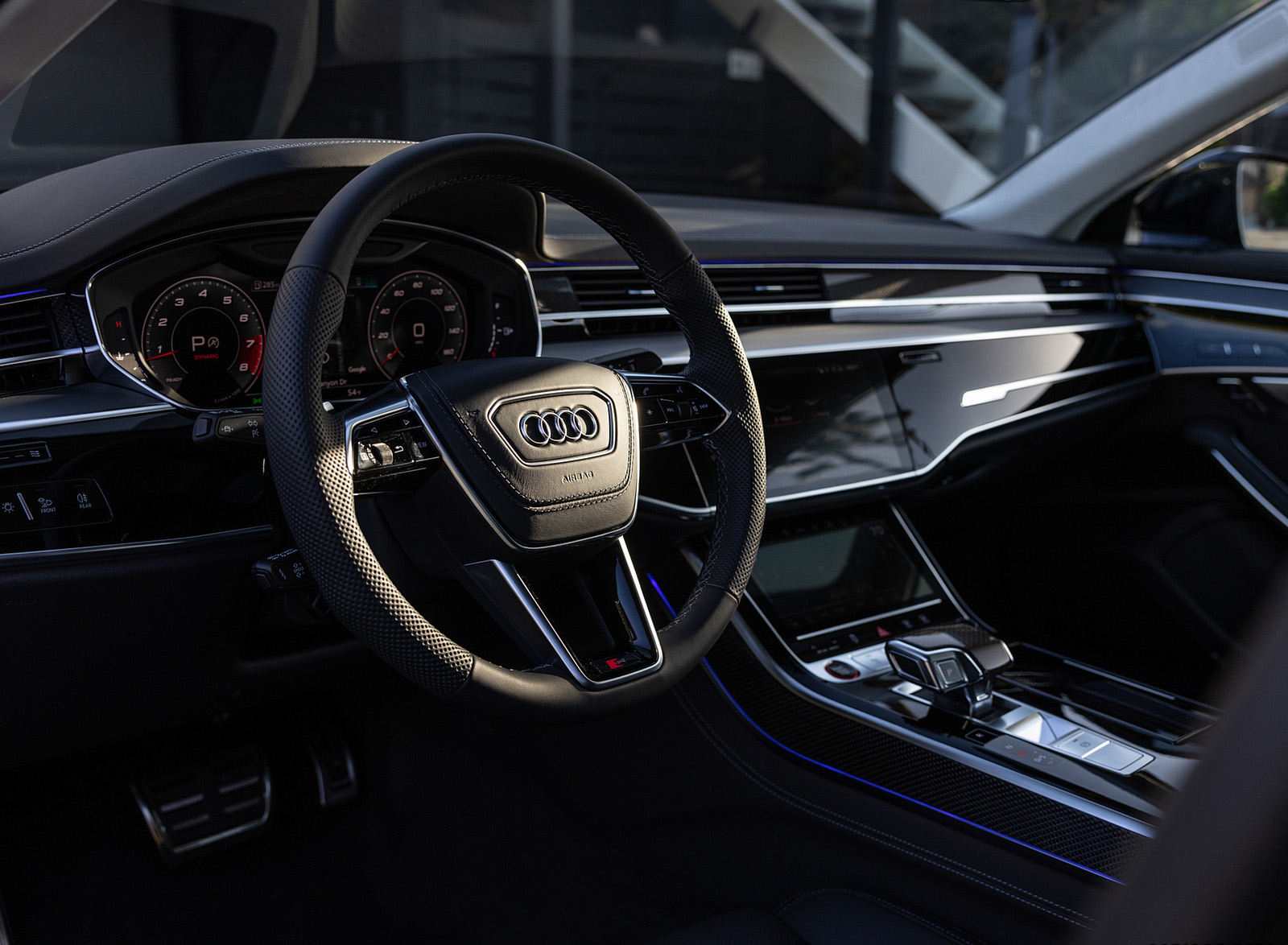 2022 Audi S8 (Color: Vesuvius Gray; US-Spec) Interior Detail Wallpapers #61 of 78