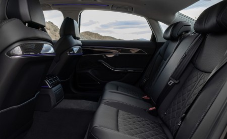 2022 Audi S8 (Color: Vesuvius Gray; US-Spec) Interior Rear Seats Wallpapers 450x275 (78)